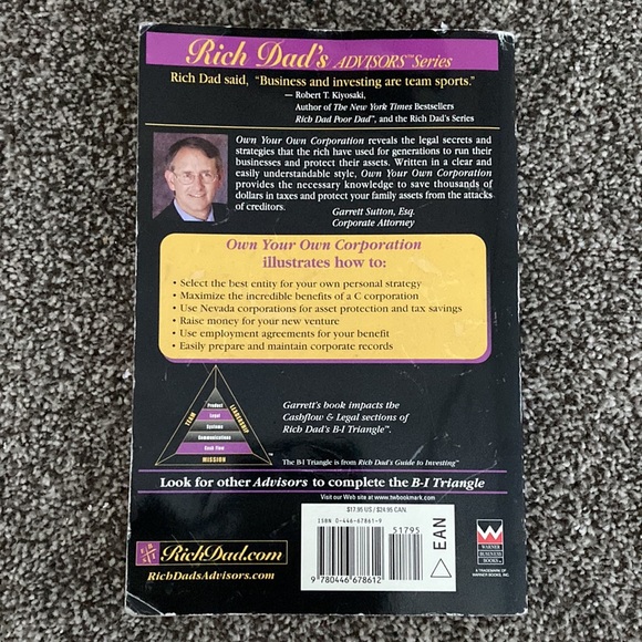 Rich Dad’s Own Your Own Corporation by Garrett Sutton Paperback Book - Picture 2 of 5